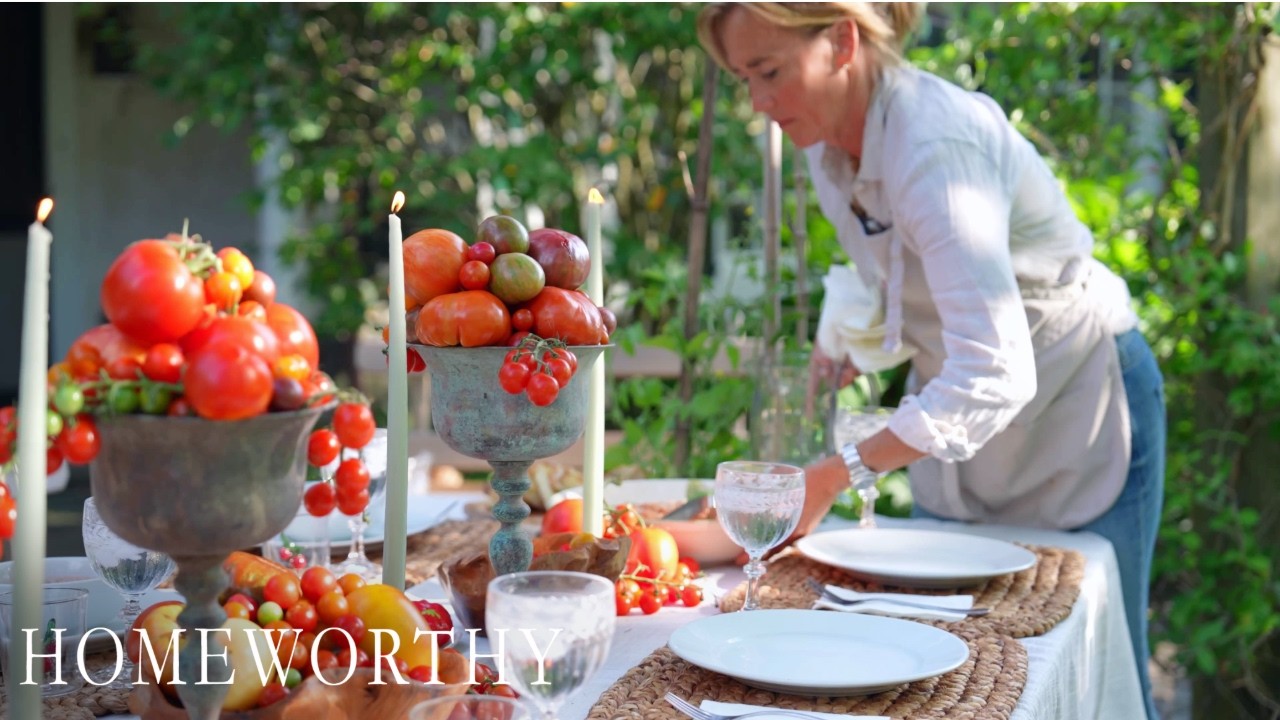 Tomato-Inspired Recipes & Summer Tablescape Styling | At Home with Ruth McKeaney 
