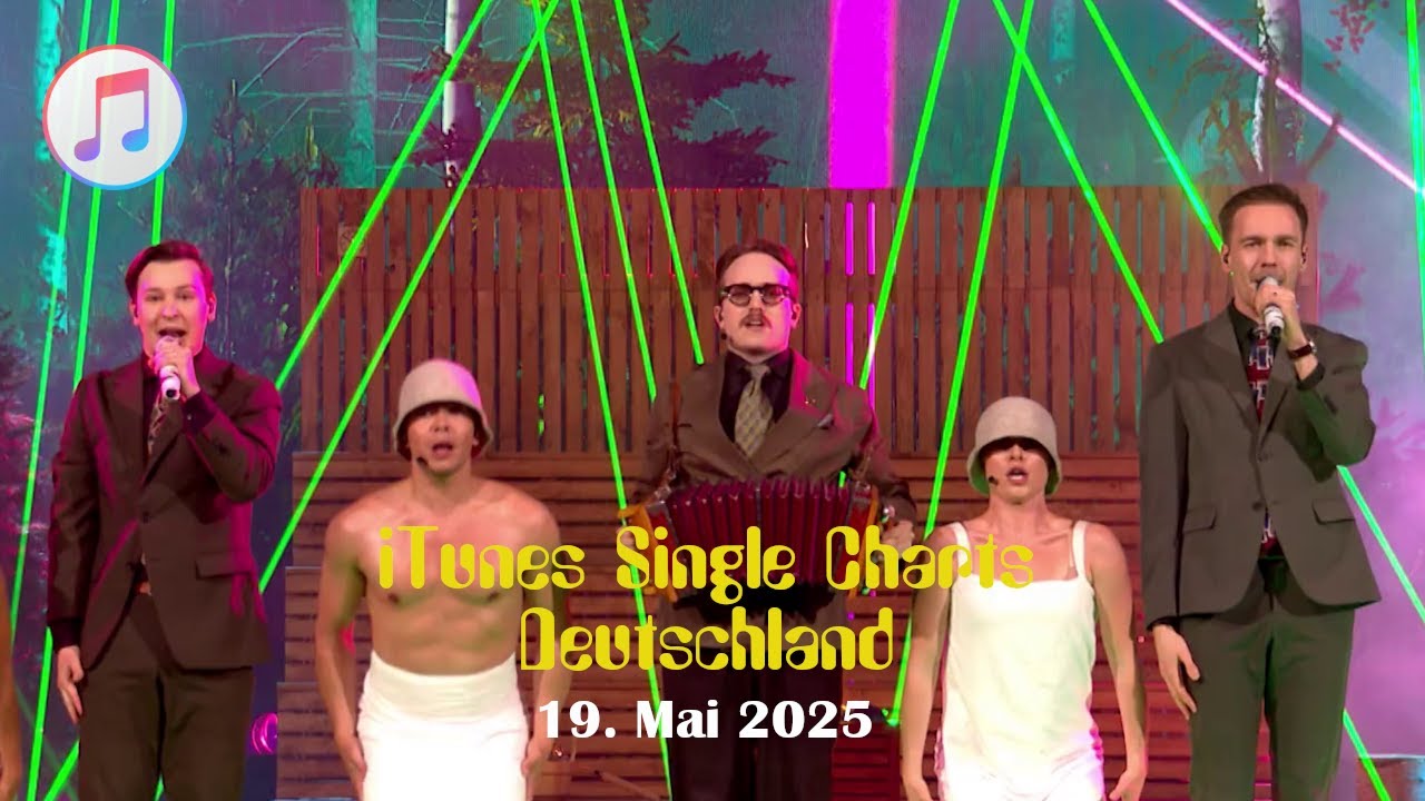 TOP 40: Offizielle iTunes Single Charts Deutschlands - Stand: 19. Mai 2025