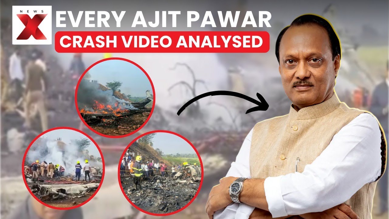 Every Ajit Pawar crash video Analysed Frame By Frame | NewsX Deepdive