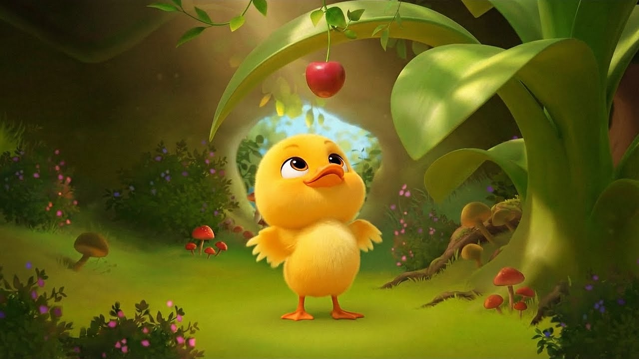 Little Barnaby | Ducky and the Cherry Rain | Calm Story Animation for Kids
