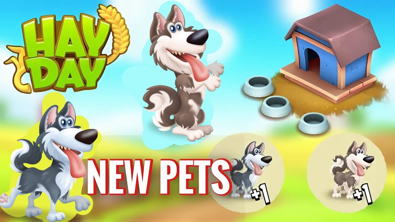 Обновление Hay Day: Новые питомцы - хаски и маламут.