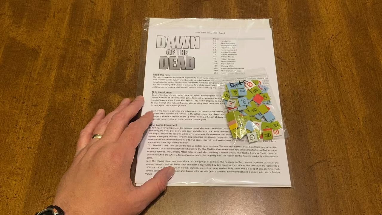 Dawn of the Dead, a redo of the original SPI classic.