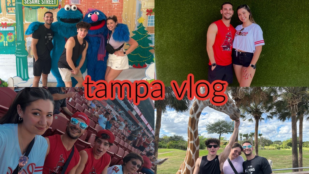 tampa vlog: busch gardens & bucs game