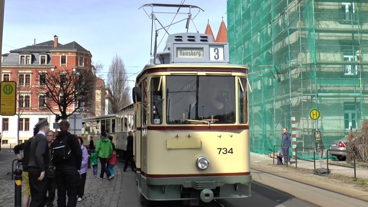 Das Straßenbahnmuseum Dresden e. V. - Tag der offenen Tür April 2015