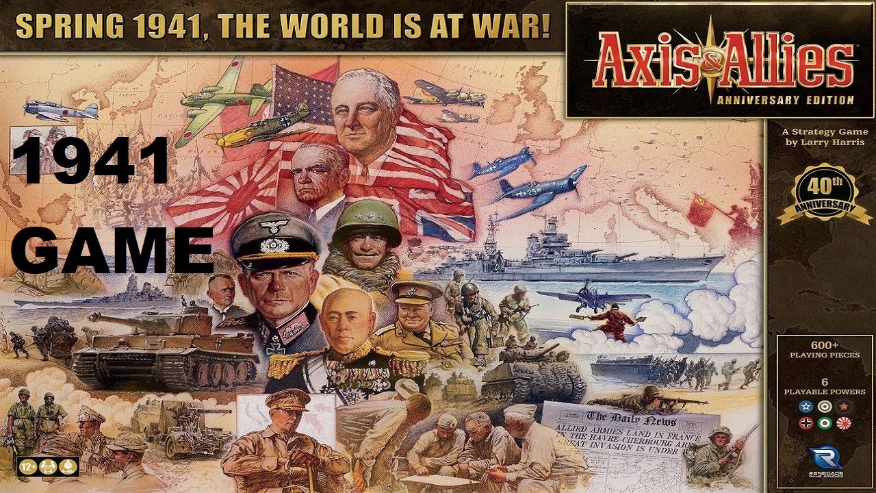 Axis & Allies Anniversary Ed 1941 Game Episode 35 Finale