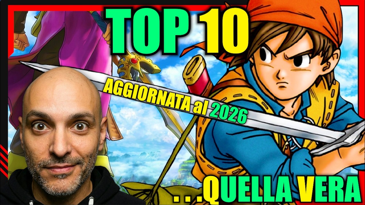 TOP 10 MIGLIORI DRAGON QUEST di SEMPRE by FRANKIE - CLASSIFICA 2026