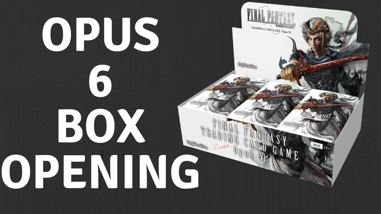 Final Fantasy TCG Opus 6 Box Opening!