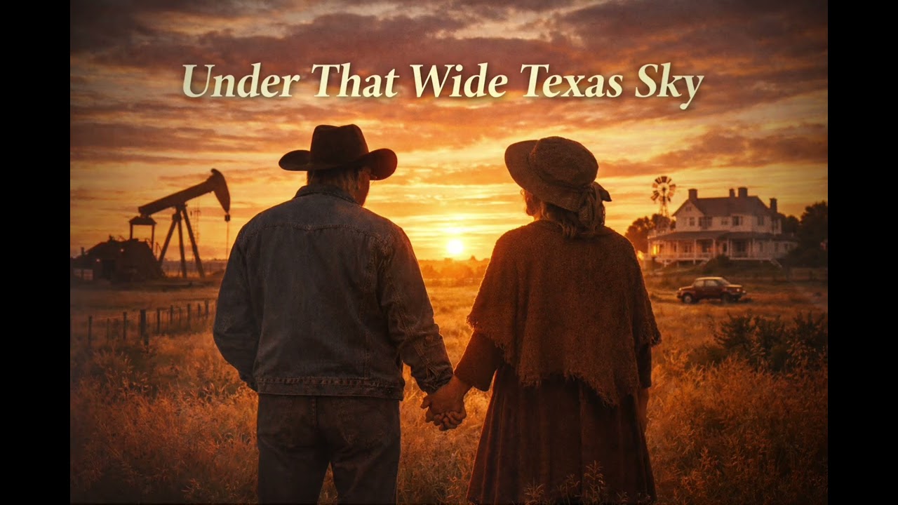 [달빛가요방] Under That Wide Texas Sky | Classic Western Love Ballad (1950s Cinematic Style)AI MUSIC 