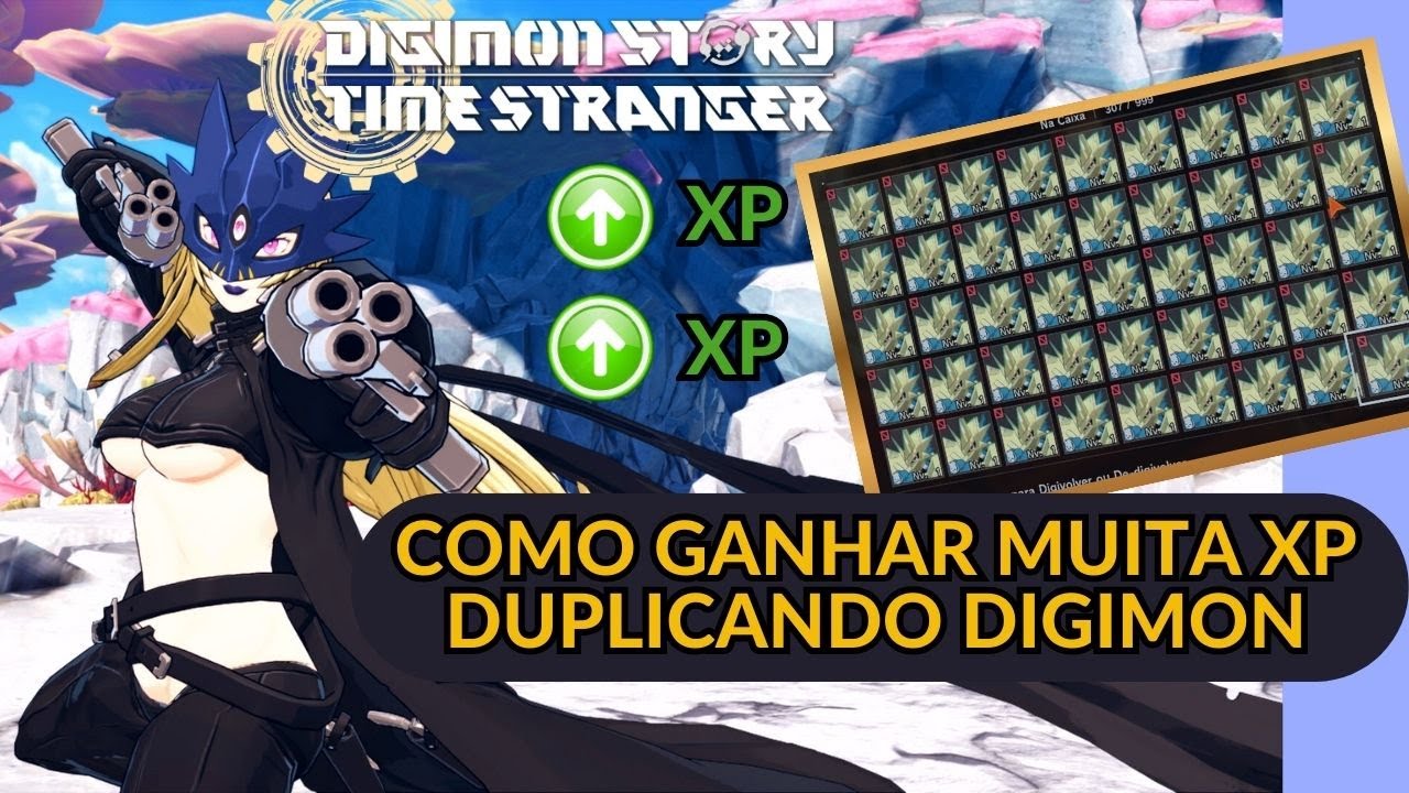 COMO FICAR FORTE E GANHAR EXP (XP) DIGIMON STORY TIME STRANGER