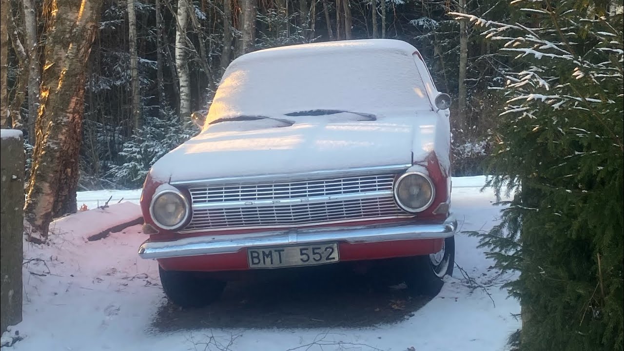 Cold start Opel Rekord 1965 6V