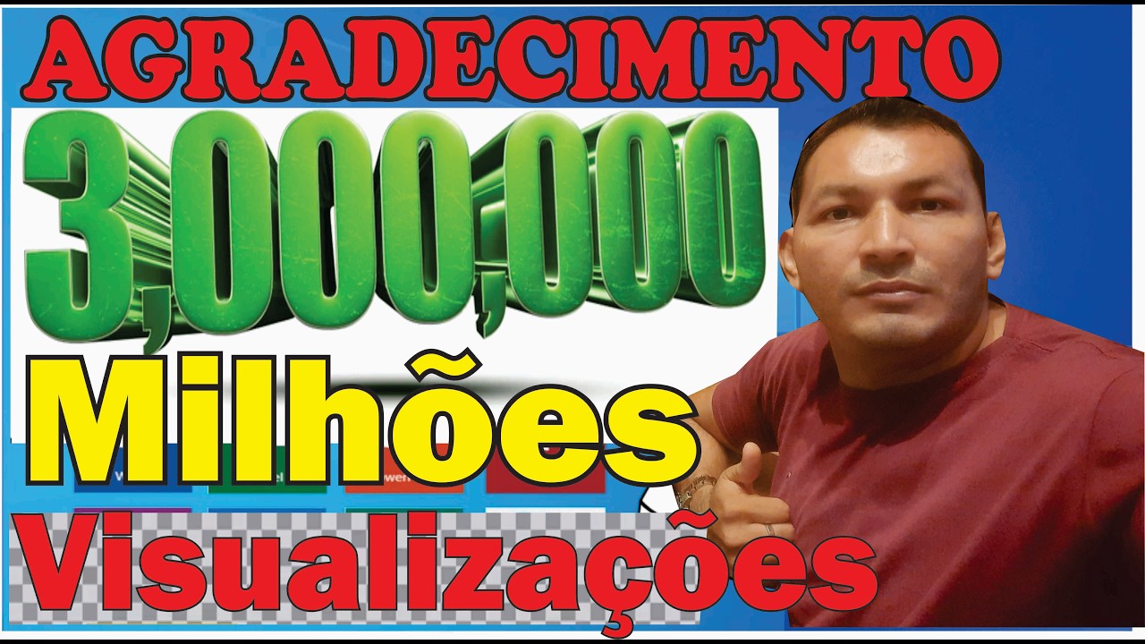 Comemoração de 3 MILHÕES de Visualizações (2026)