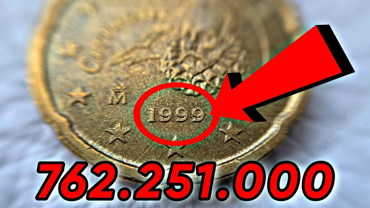 RARE 762.251.000 - 20 Euro cent 1999 Spain