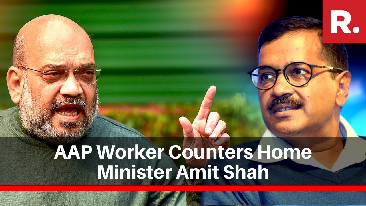 AAP Worker Counters Home Minister Amit Shah's 'Current To Shaheen Bagh' Comment