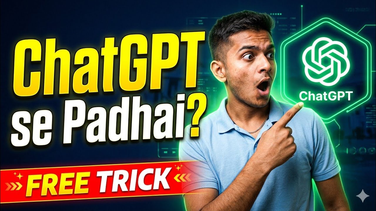ChatGPT Se Padhai Kaise Kare (Step-by-Step Practical Demo) | Students 2026 Guide