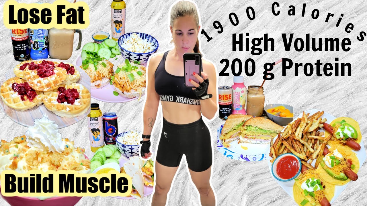 FULL WEEK OF EATING 1900 CALORIES| | LOW CALORIE HIGH VOLUME | NICOLE BURGESS ANABOLIC DIET