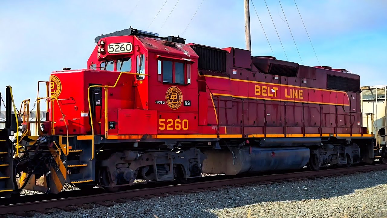 Norfolk & Portsmith Beltline GP38-2 on the daily 275! Plus more Intermodal & Freight Trains!