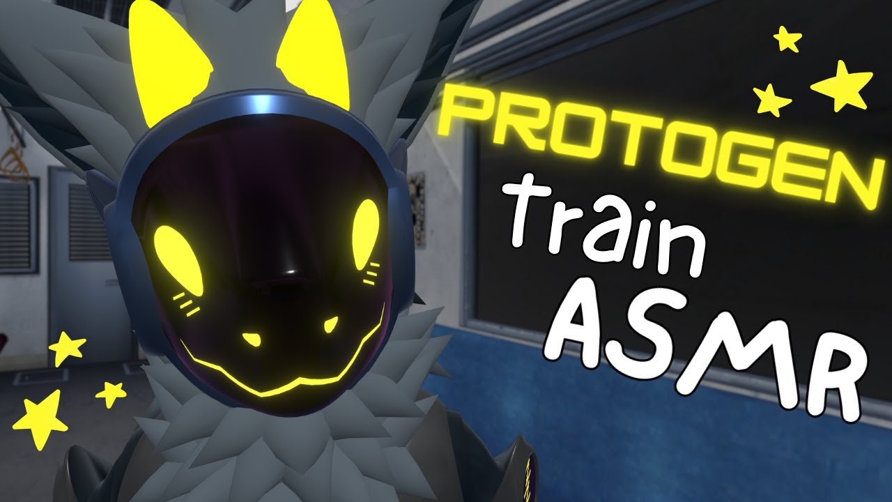 [Furry ASMR] Protogen tingles YOU upon a train :3 [Sleep-aid] [Soft-spoken]