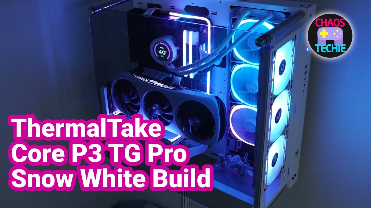 ThermalTake Core P3 TG Pro Snow White