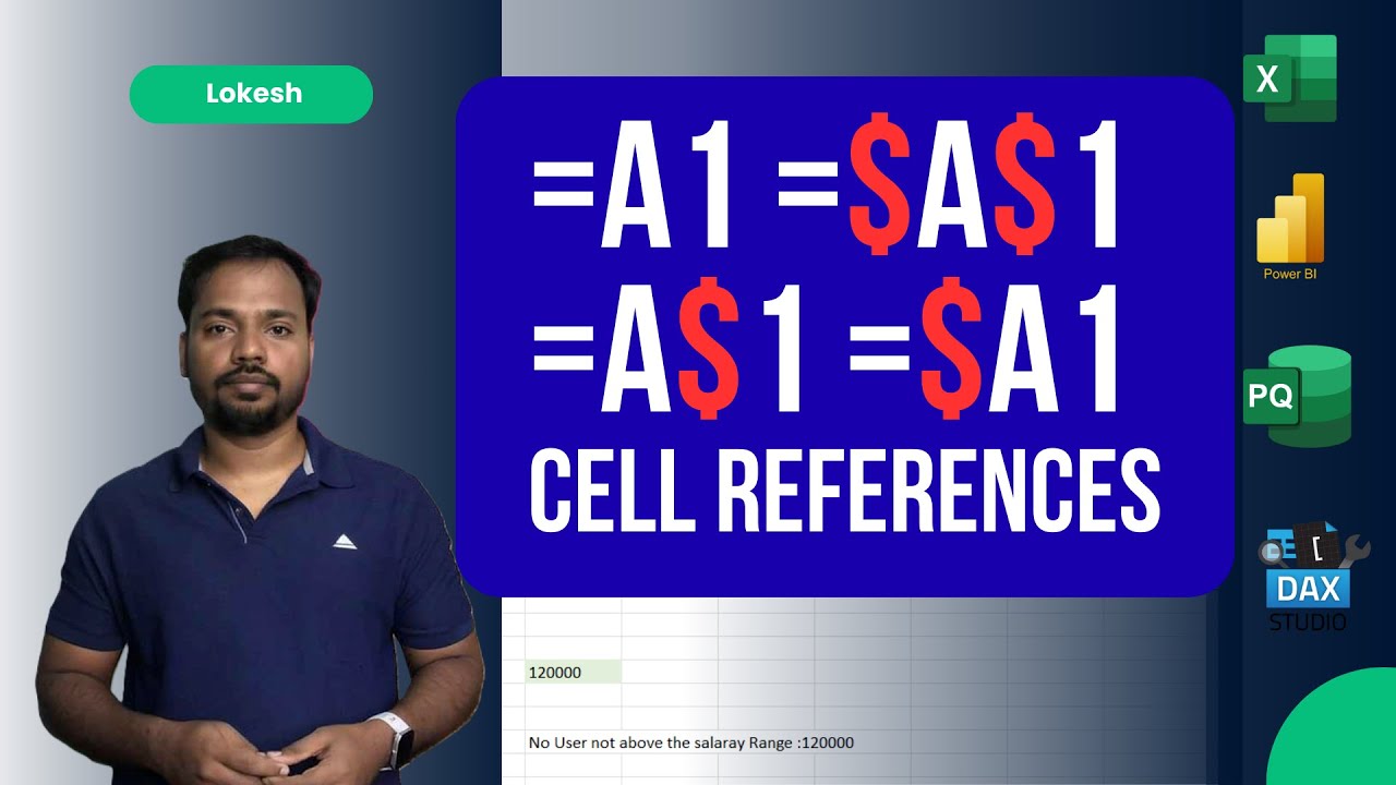 Master Excel Cell References: Never Get a Formula Error Again! 📍I Lokesh