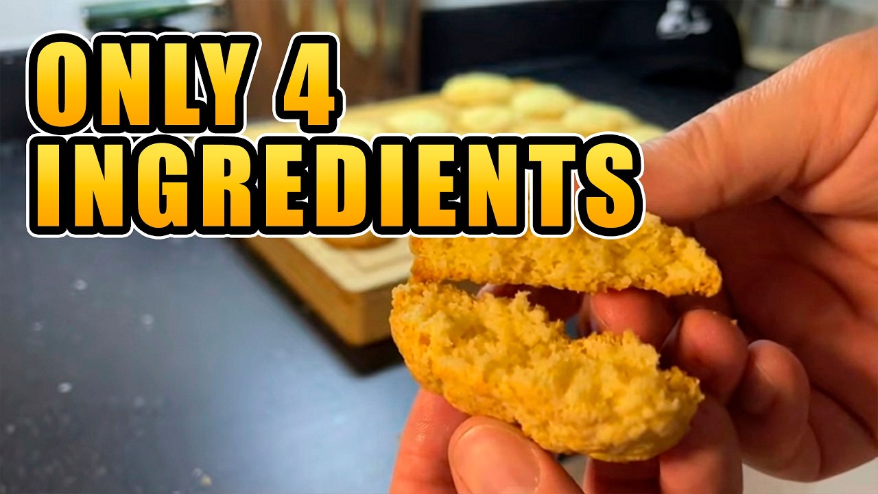 Perfect Fluffy Biscuits | 4 Ingredients Only