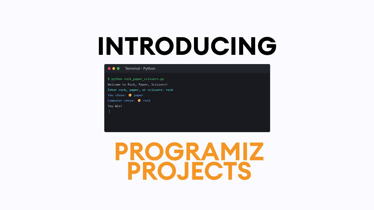 Learn to think like a Developer | Programiz Projects