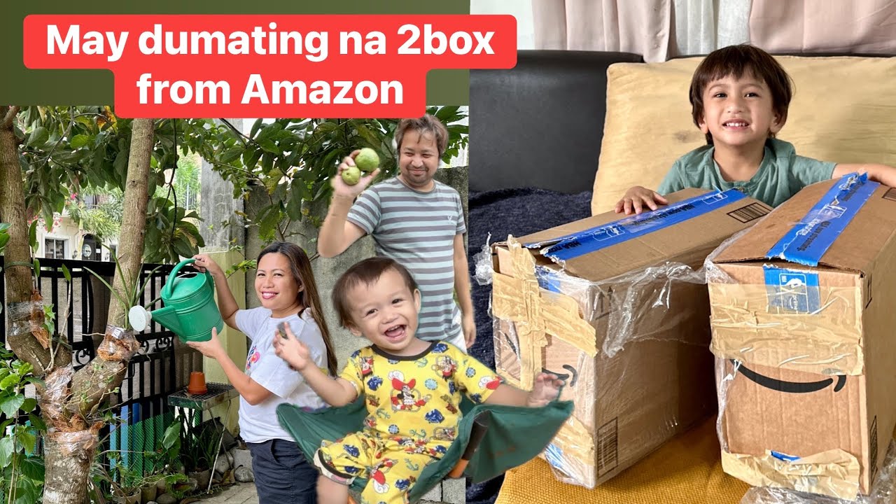 Salamat po sa inyong pagmamahal | may dumating na 2box from Amazon | Happy ang 2 boys
