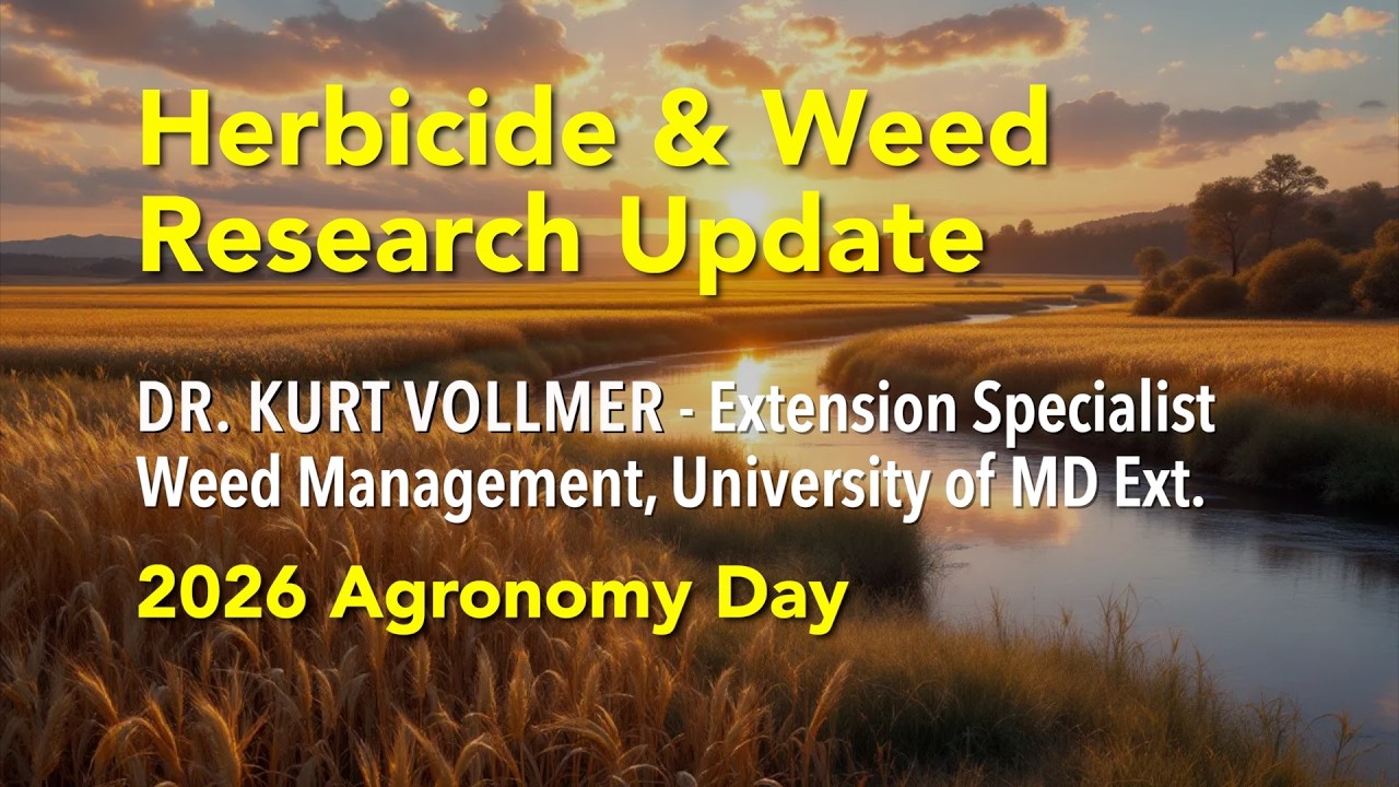 Agronomy Day 2026 - Herbicide and Weed Research Update