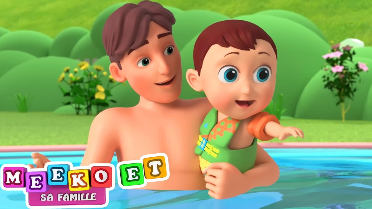 Allons Nager | Chansons pour enfants | Méeko's Family en Français