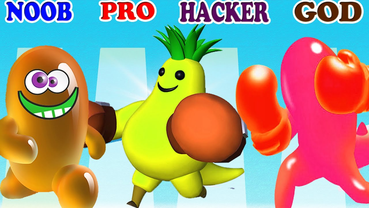 NOOBvsPROvsHACKERvsGOD in Monster Level Up vs Join Blob Clash 3D Gameplay - Part God - Double Game
