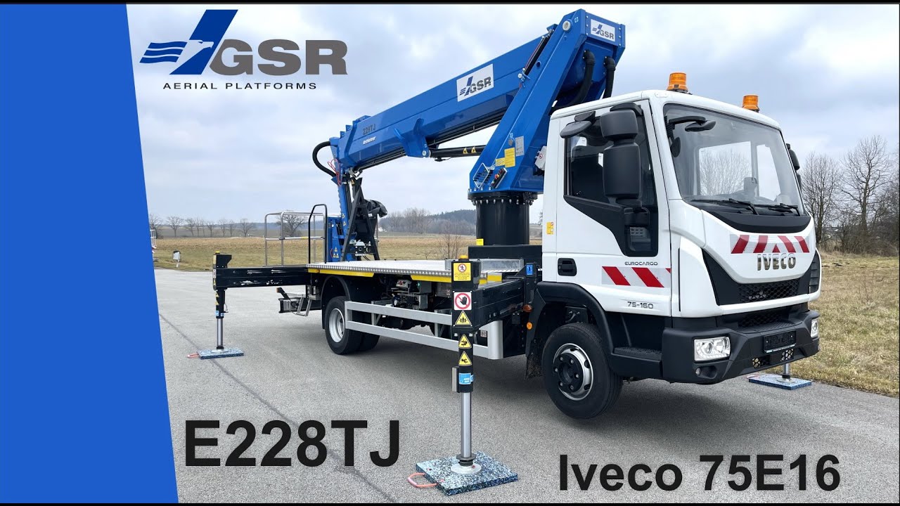 Produktvideo GSR E228TJ -  LKW Arbeitsbühne auf 7,5to Iveco