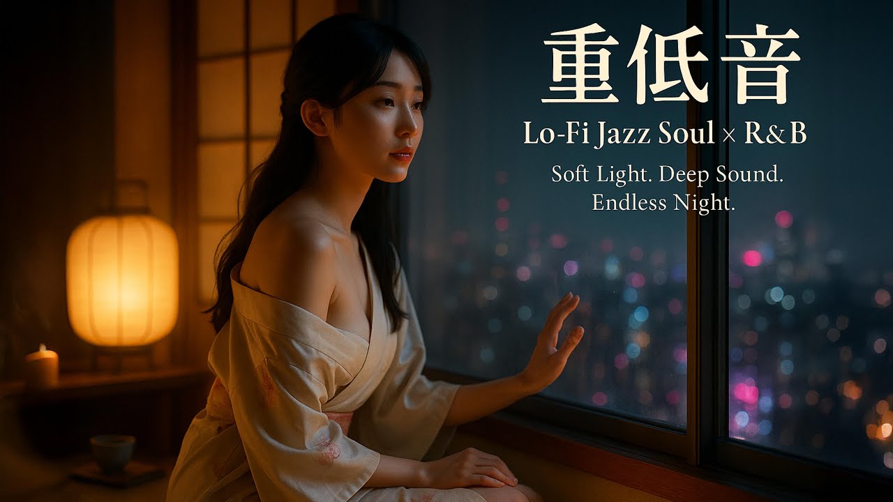 Deep Bass Lo-Fi Jazz × Soul × R&B/心を癒し、夜をやさしく包み込み、穏やかな時間へと導いていきます。