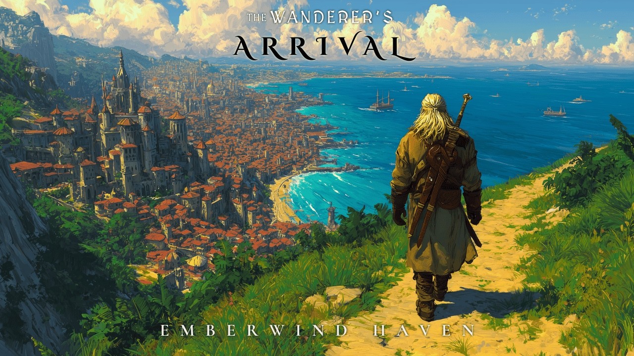 The Wanderer's Arrival | Medieval Fantasy Music for Peaceful Relaxation