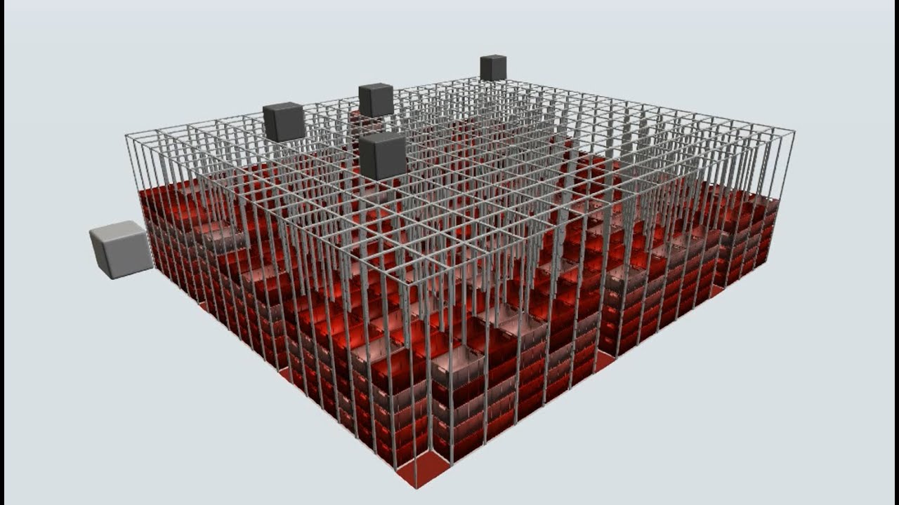 FlexSim 2020 - Automated Storage