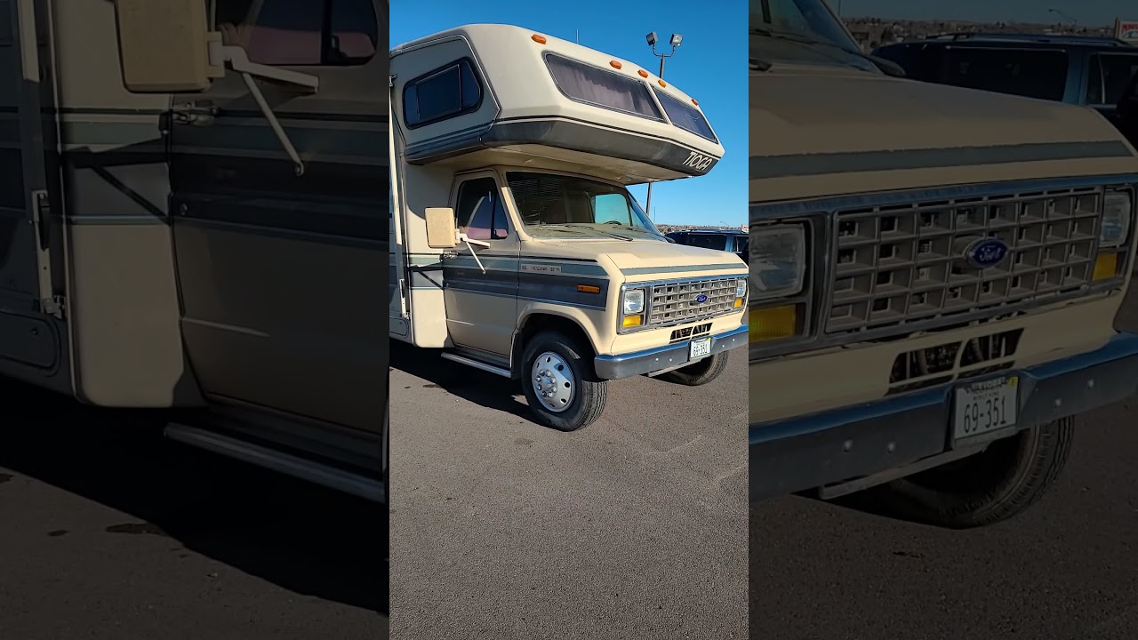 1988 Ford Econoline Tioga Camper - Tan - Stock # P1174M