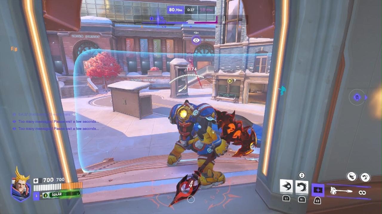 Reinhardt ALL MIGHT collab skin win