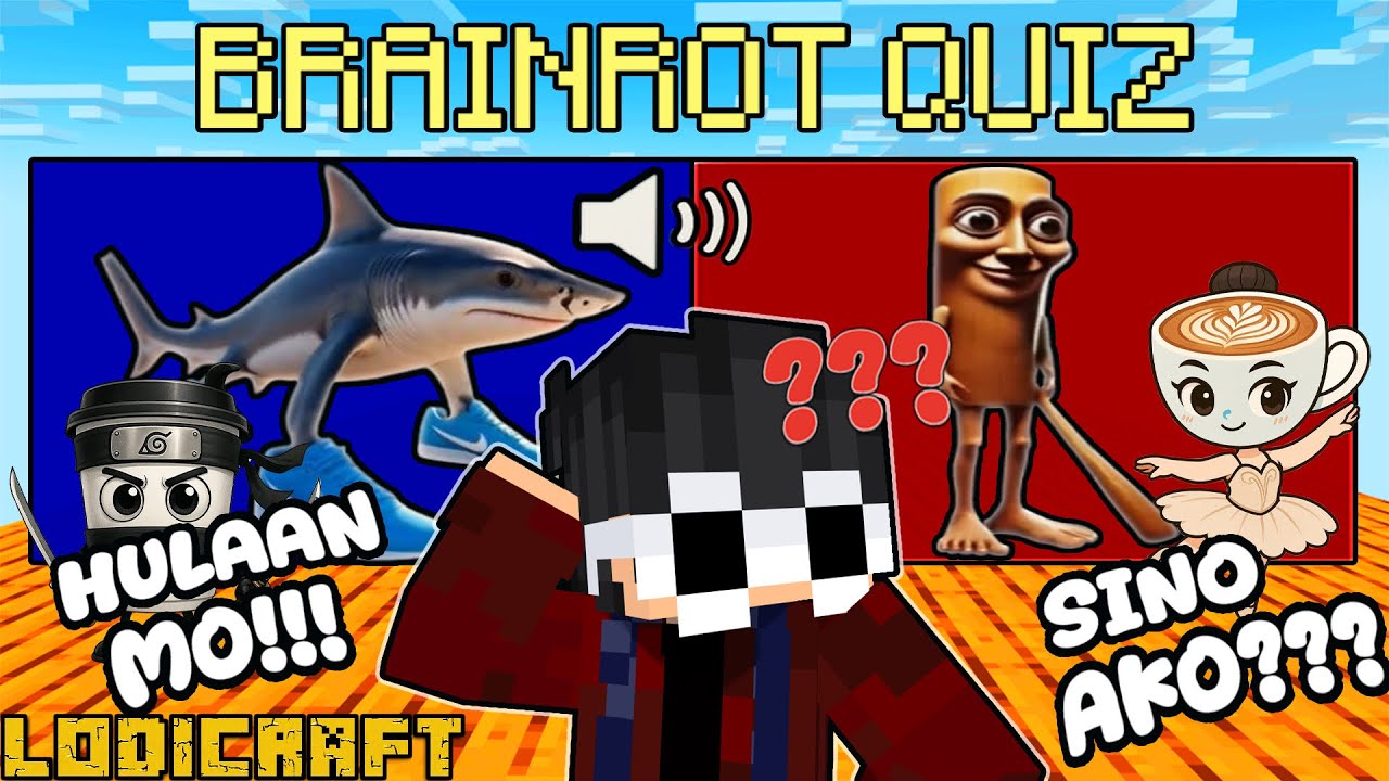 Italian BRAINROT TUNG TUNG SAHUR Challenge in Minecraft!