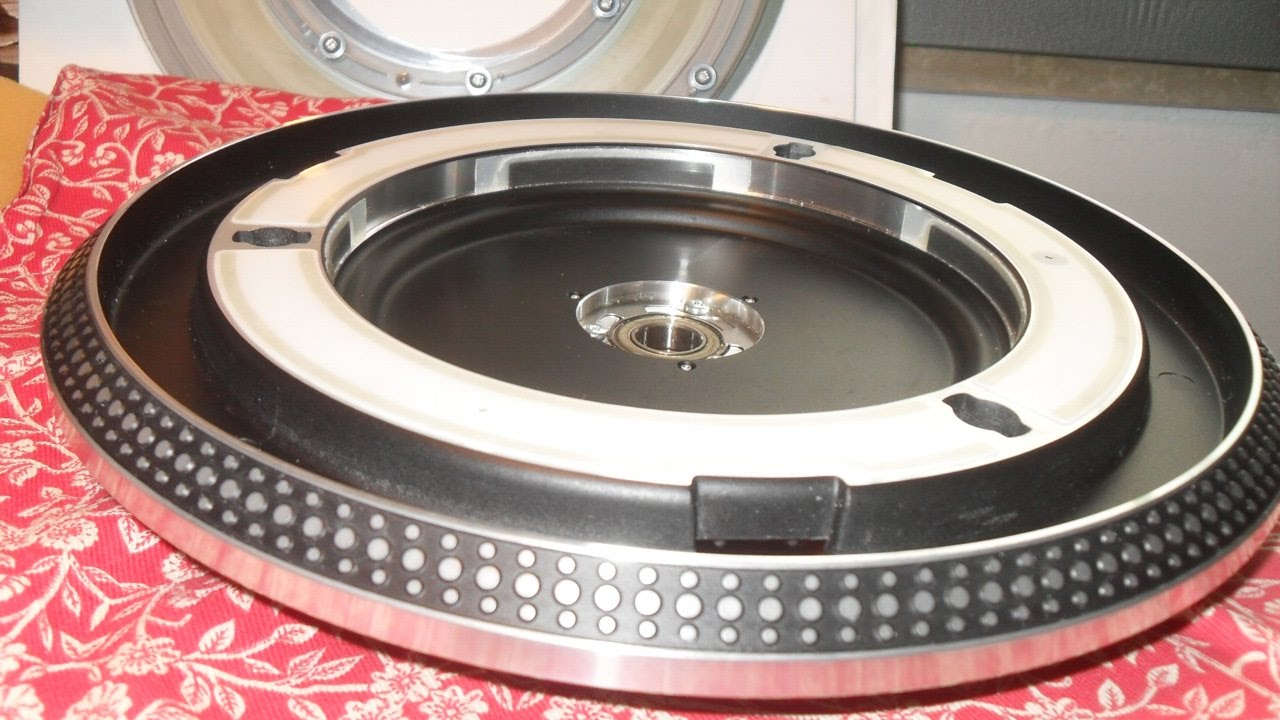 Technics DZ-1200 platter disassembly for cleanup