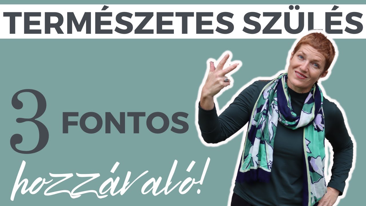 Természetes szülés: itt a három legfontosabb 