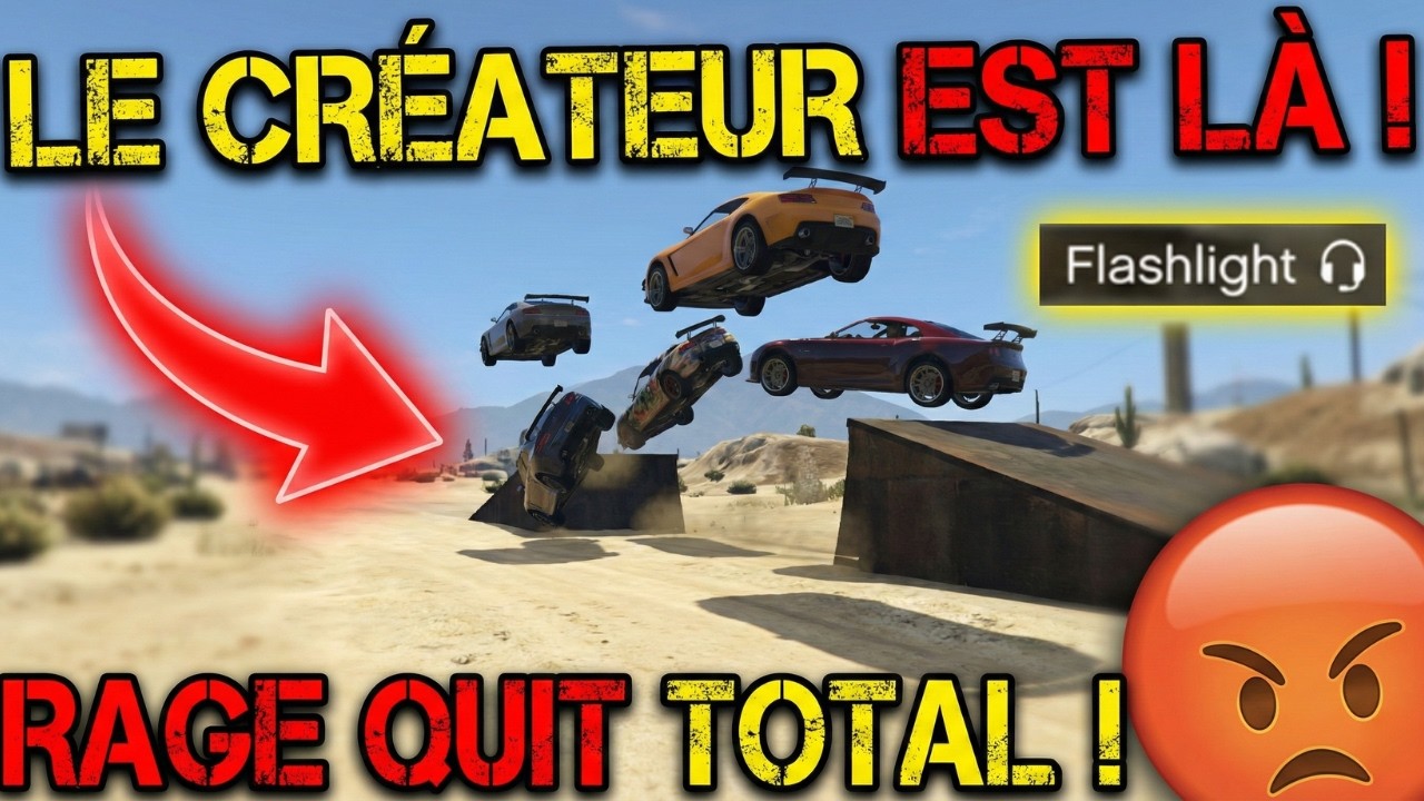 GTA 5 ONLINE : La Course la plus FRUSTRANTE de l'Histoire ! 🤬CETTE TROLL RACE A FINI EN RAGE-QUIT...
