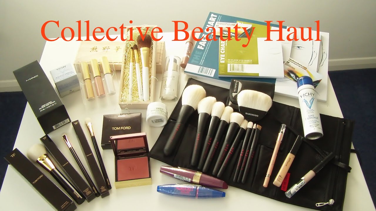Collective Beauty Haul - Tom Ford, New Makeup Brushes, Koyudo, Chikuhodo, BECCA, Durgstore etc
