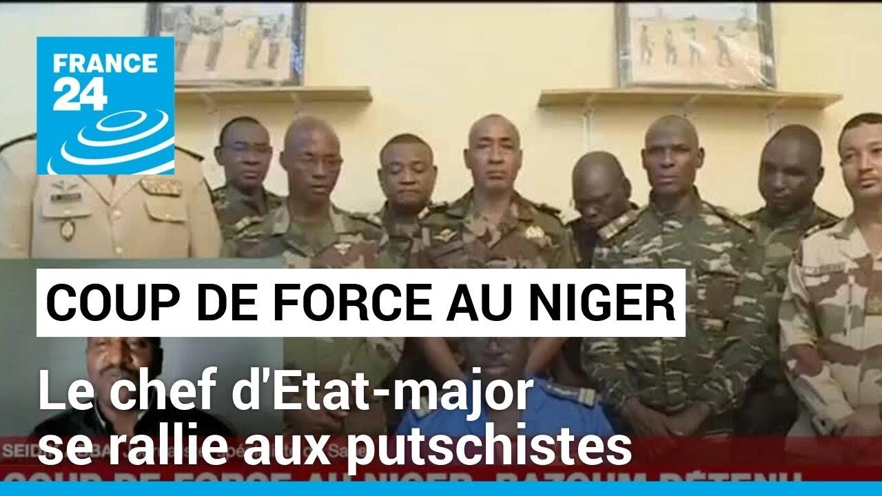 Coup de force au Niger : Mohamed Bazoum détenu, le chef d'Etat-major se rallie aux putschistes