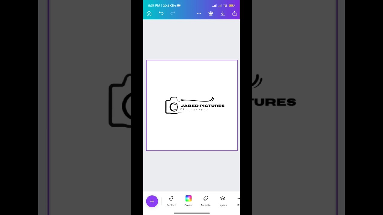 Create Your Own Photography Logo In One Minutes Using Canva #logodesign #canvatutorial