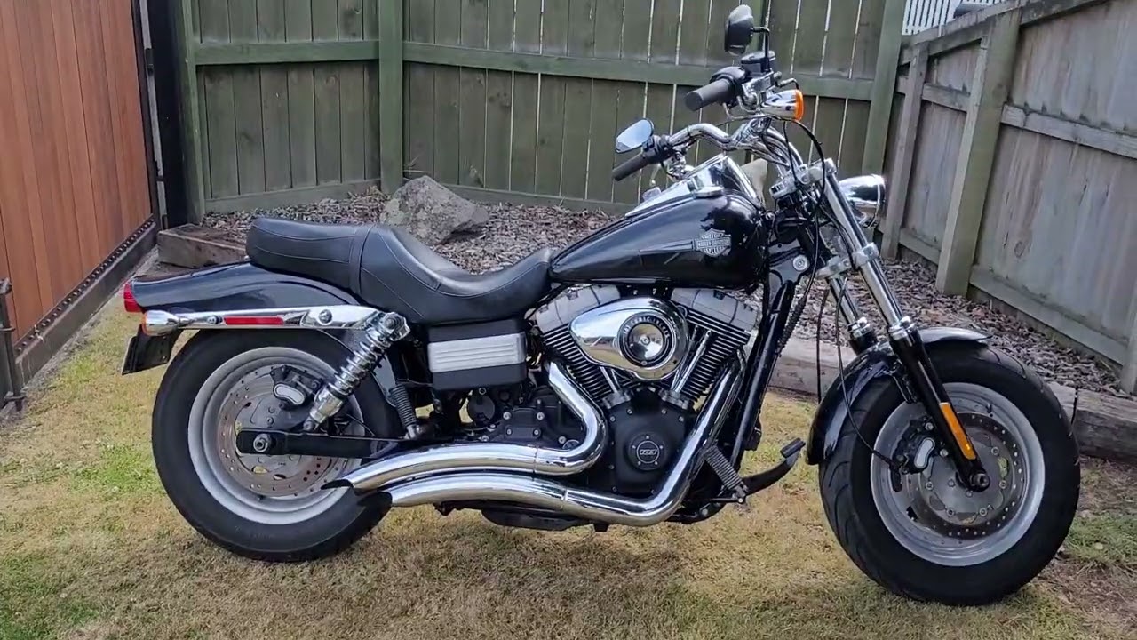 HD Fatbob 103 2012 cold start 
