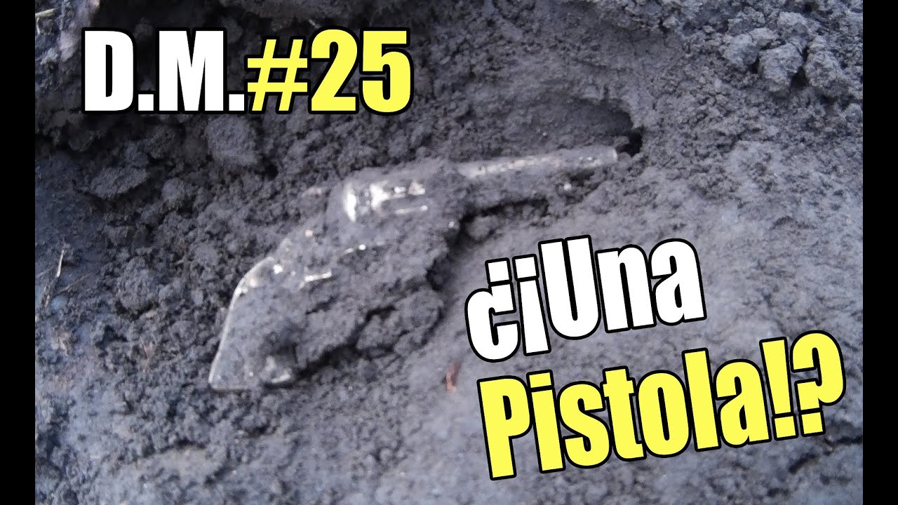 Un 'arma', y el falso dorado - Detector de metales Deus XP - Detección Metálica ep. 25