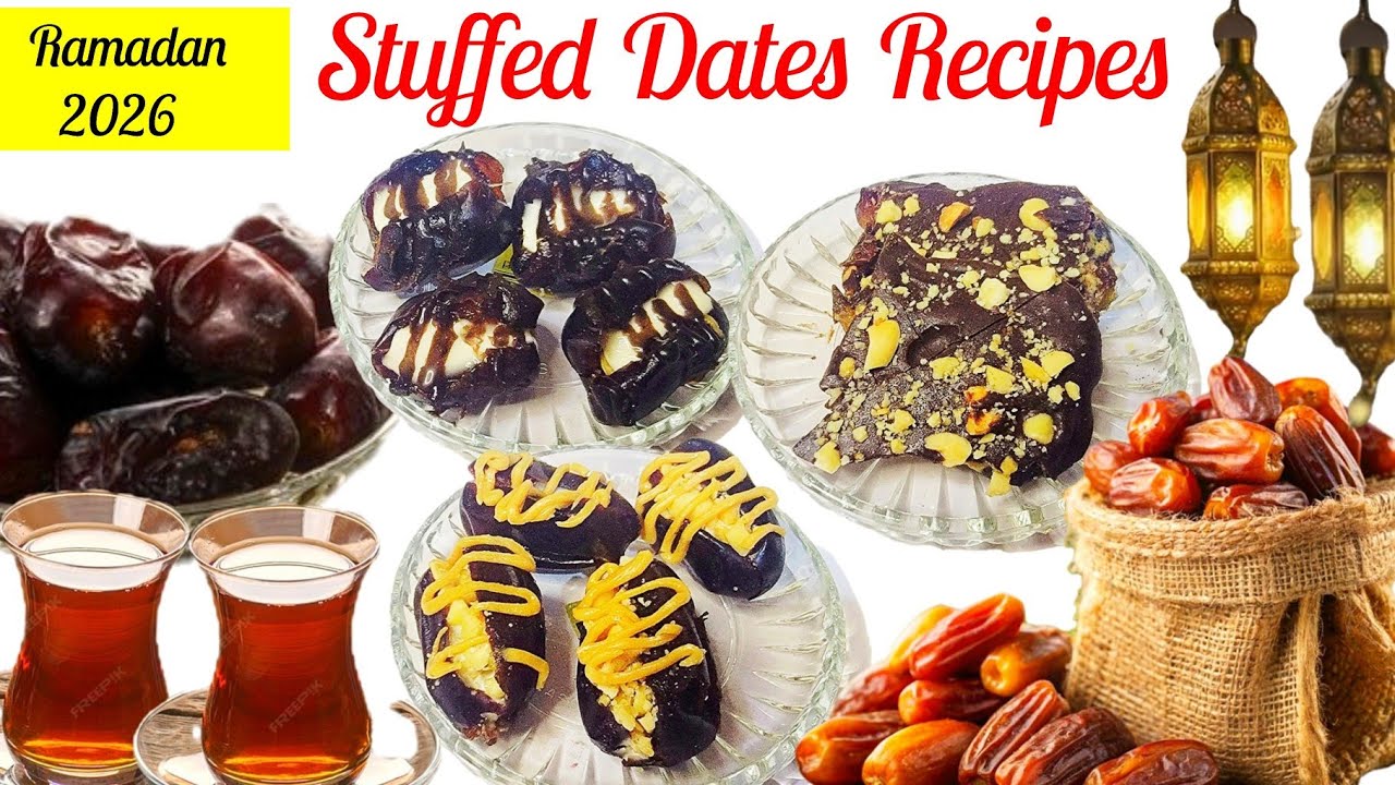Stuffed Dates Recipes | Chocolate Date Bar Recipe | Iftaar Special Recipes | Ramadan 2026 