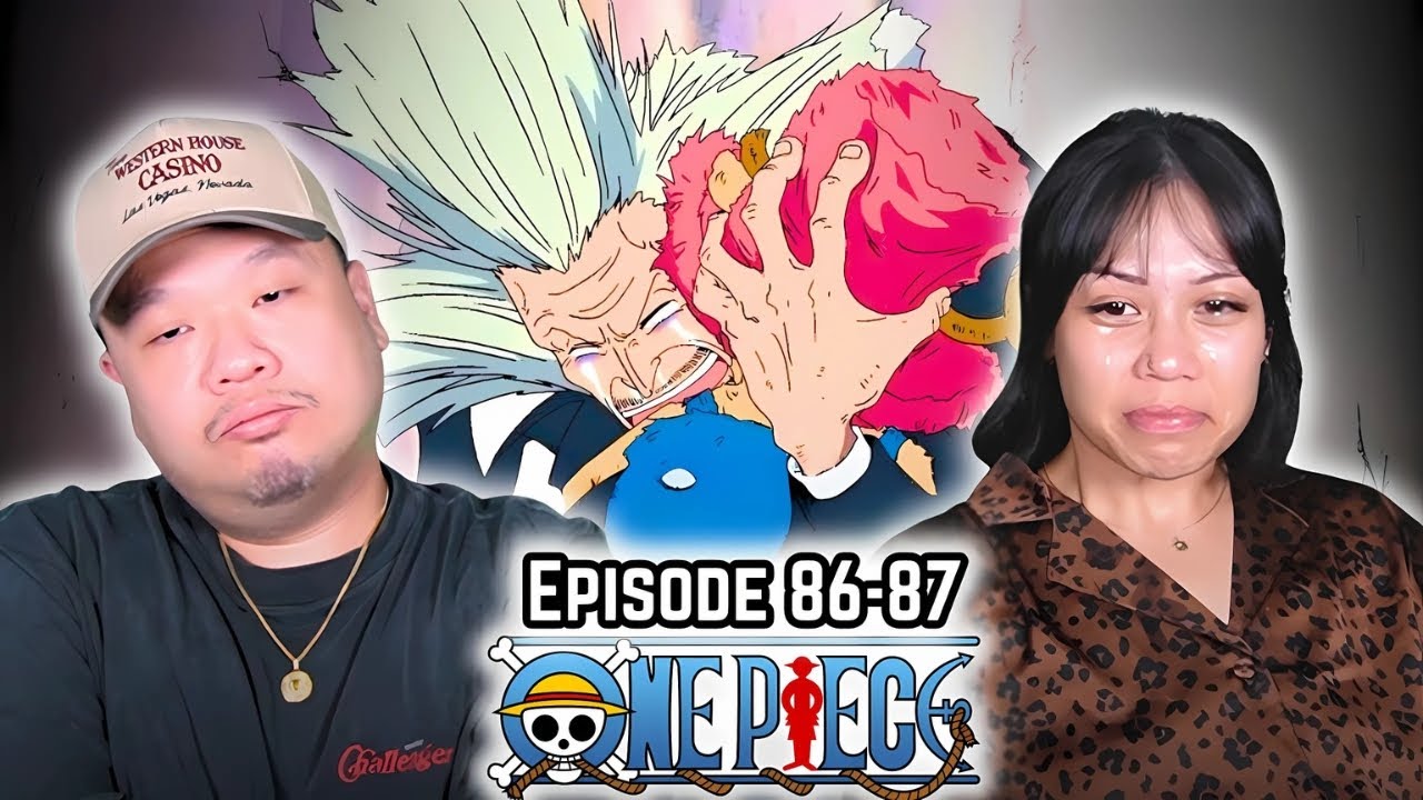 First Time Watching One Piece Ep 86 - 87 | Choppers Back Story Is Breaking Us! | Anime Couple Review