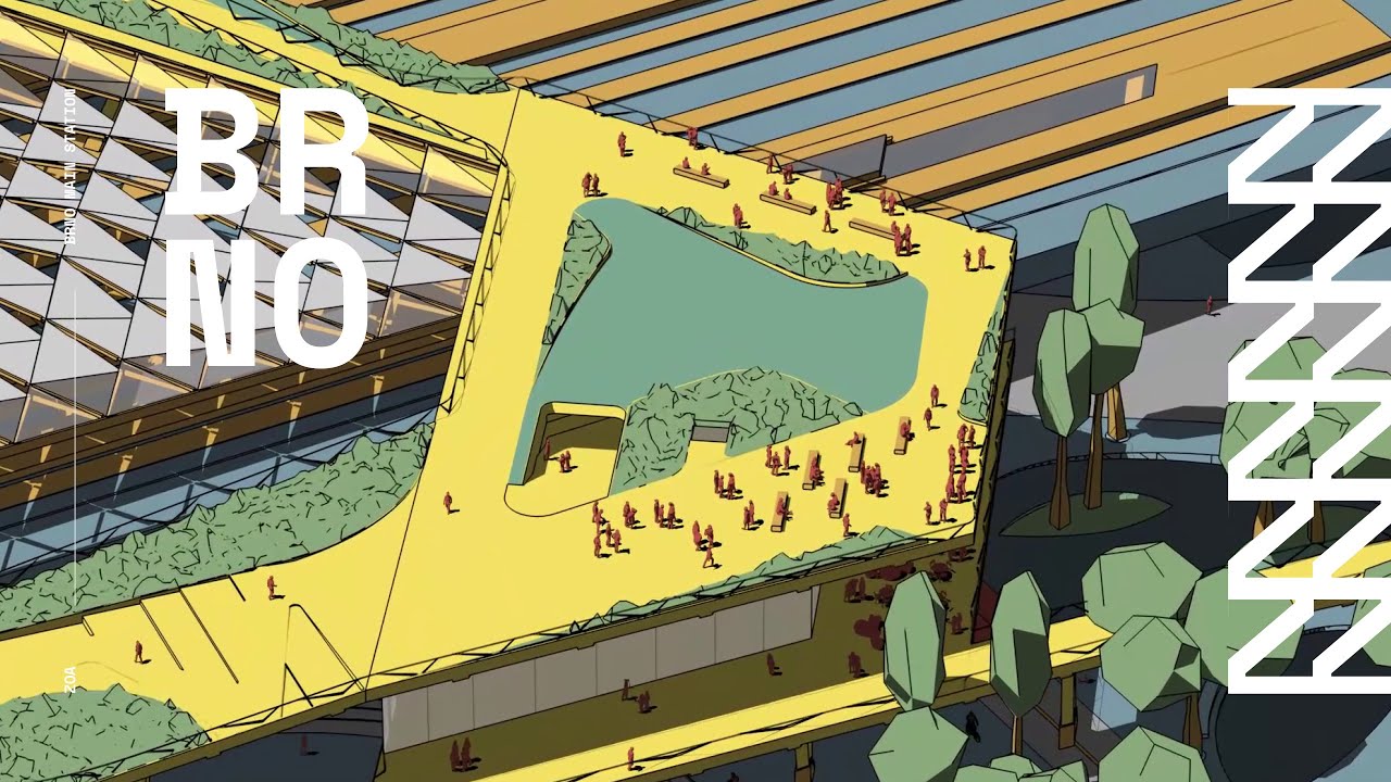 BRNO MAIN STATION | Architecture Animated by ZOA Studio