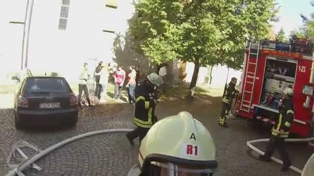 Übung DRK + FW Rottenburg am Neckar