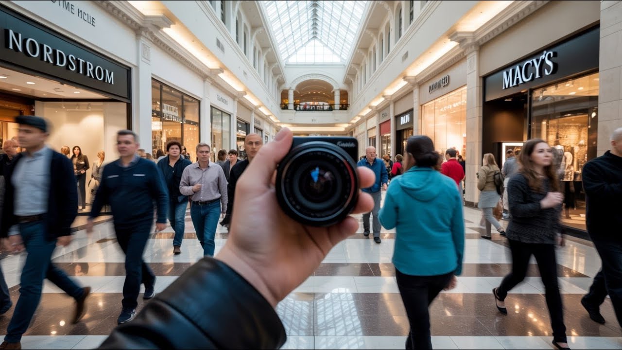 walking in woodfield Mall