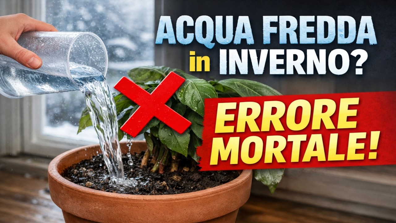 MAI Acqua Fredda in Inverno! L'Errore N°1 che Uccide le Tue Piante (Senza che tu te ne accorga)
